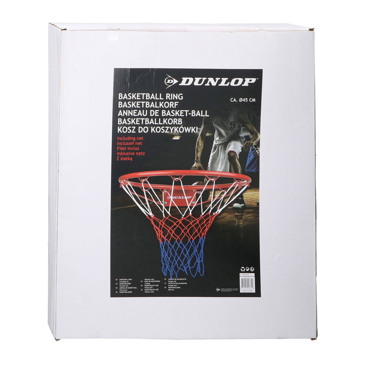 Dunlop -Basketballring mit Netz