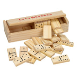 Domino in legno naturale