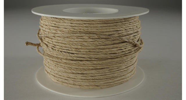 Papierdraad 100 meter rol naturel
