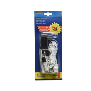 Batterijvervanger pvc bo binnen | 4 stuks