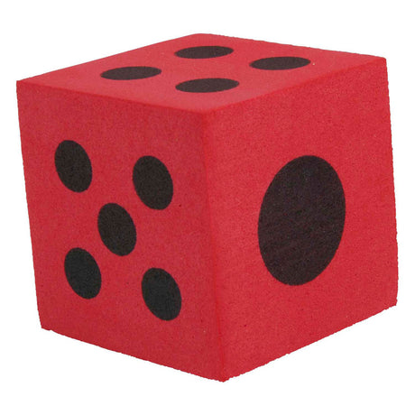 Eddy toys gekleurde foam dobbelstenen - 4st.