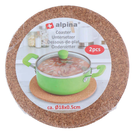 Alpina onderzetter 18cm, 2st.