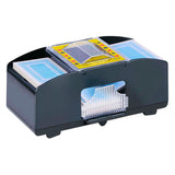 Lifetime games kaartenschudmachine automatisch - elektrische card shuffler voor 2 decks - kaartschudder op batterijen - spelaccessoire voor poker, bridge en rummikub - zwart