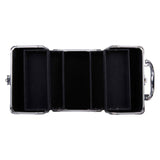 Metalen make-up koffer - beautycase - 18x15cm