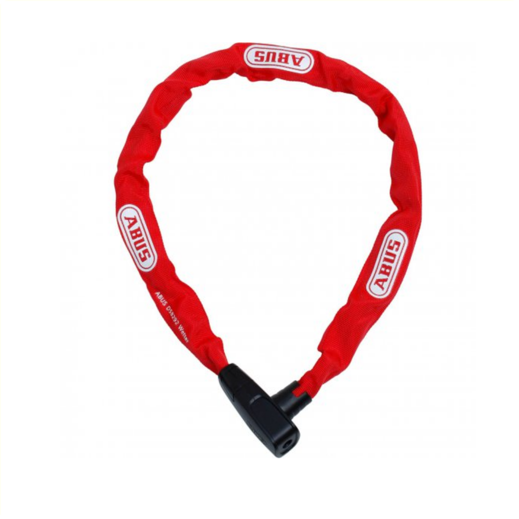 Abus CityChain 6800 85 Rojo - Localización de la cadena de bicicletas