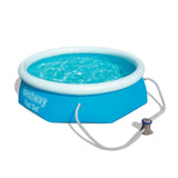 Bestway Fast Set Natmmwimming (con bomba de filtro), 244x68 cm