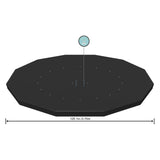 Bestway afdekzeil rond, 360 366cm