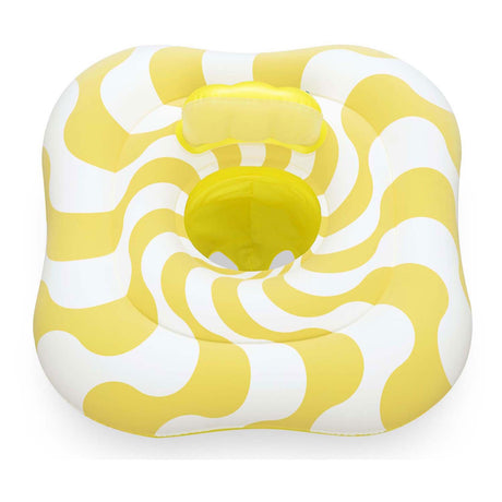 Bestway zwemzitje comfort plush babyboot zwembad 1-2 jaar multicolor.