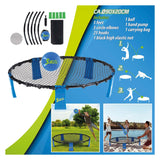 Eddy toys vang-en werp spel spyderball | blauw | 90cm