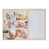 Wooden Memo Board and Photo Frame MDF, 57x41cm