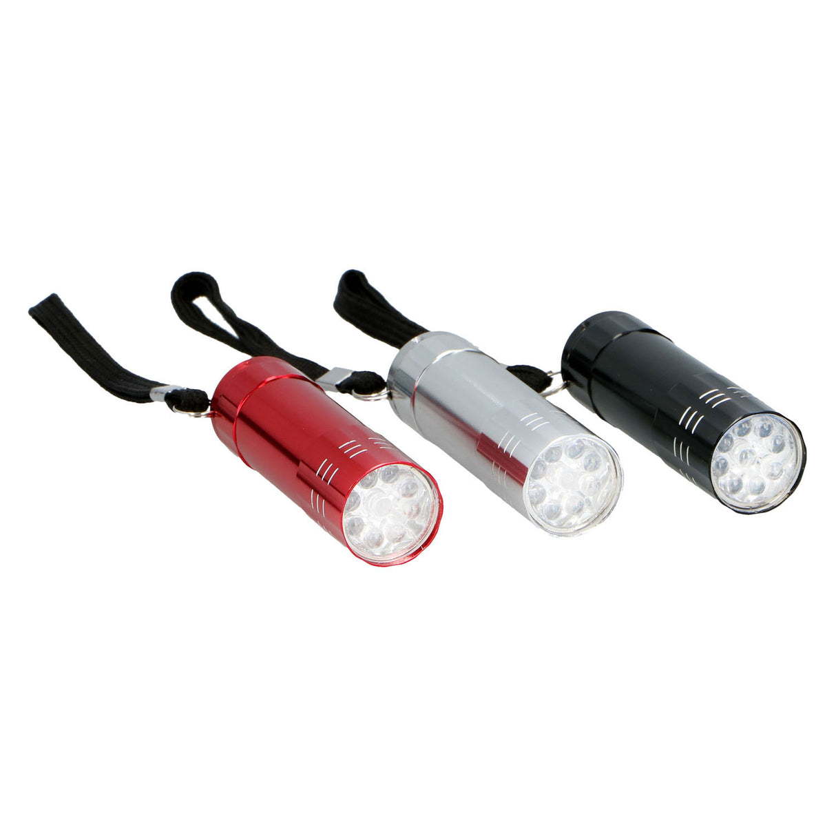 Faarweg Aluminium Taschenlampchen 9led