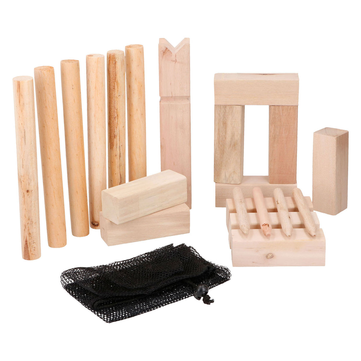 Kubb Wooden Throwing Game, 21dlg.