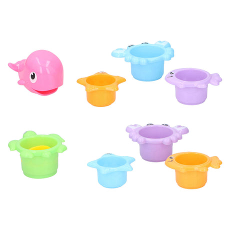 Eddy toys - baby badspeeltje - zeewezen motief - 1 set