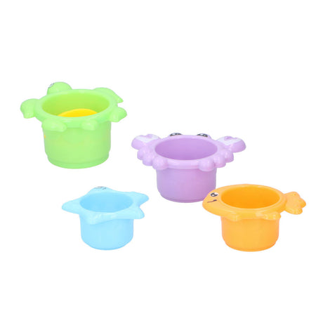 Eddy toys - baby badspeeltje - zeewezen motief - 1 set