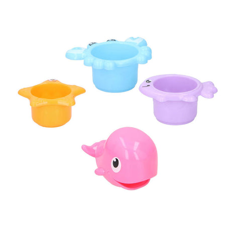 Eddy toys - baby badspeeltje - zeewezen motief - 1 set