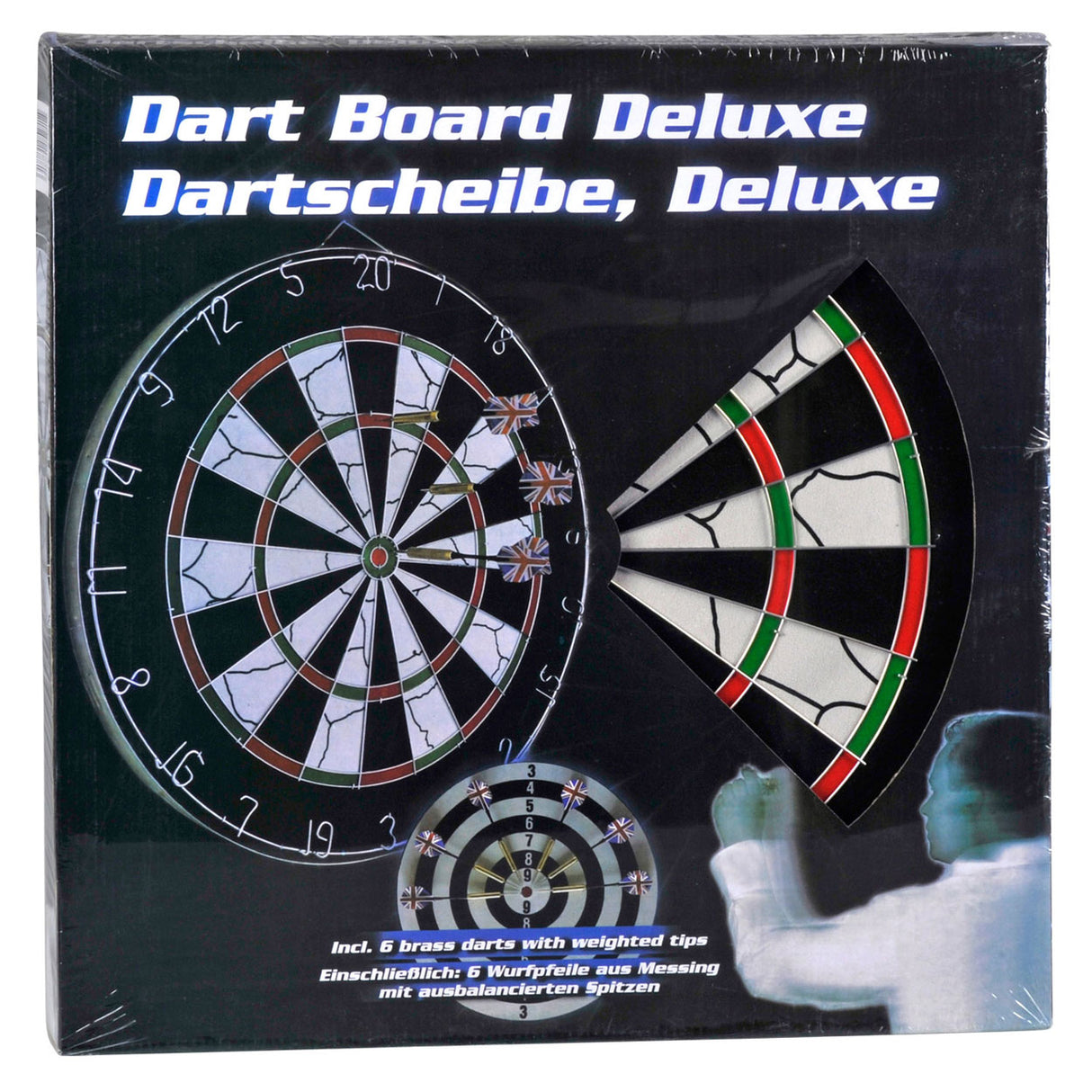 Dartboard Deluxe mat Pfeile