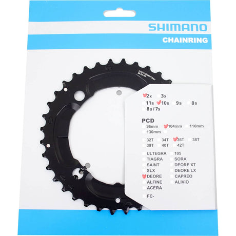 Shimano Chain top Deore 10V 36T Y1RP98070 M617 Black