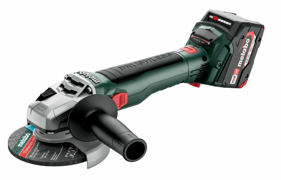 Metabo hoekvermaler wb 18 lt bl 11-125 2x4,0ah metabox