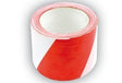 Vorel tape warning. (white-red).cle 48 mm x 33 m
