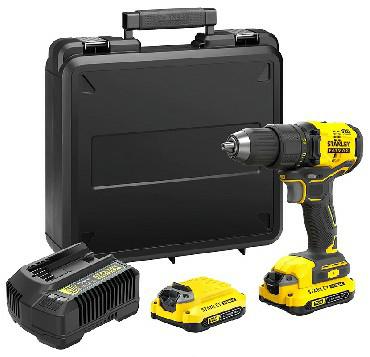 Stanley schroevendraaier v20 sfmcd710d2k 60nm 2x2,0ah kofferbak