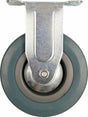 Vorel massief wiel met grijs rubber 75mm
