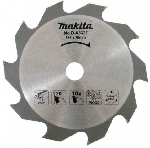 Makita rondzaag 165x20x10z eco