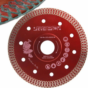 Diamantschild 125 snel zondaar rood gesneden