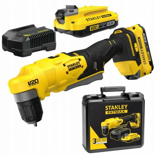 Stanley hoekschroevendraaier v20 sfmcd750d2k 2x2,0ah