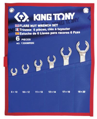 King tony remsleutelset 6cz. 8-22mm geval