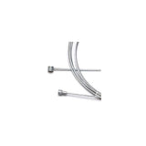 binnenkabel trommelrem 225 cm RVS zilver