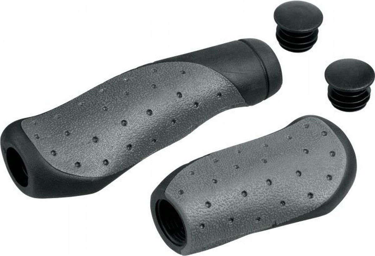 Ergotec ohio set handles 135 92mm black gray