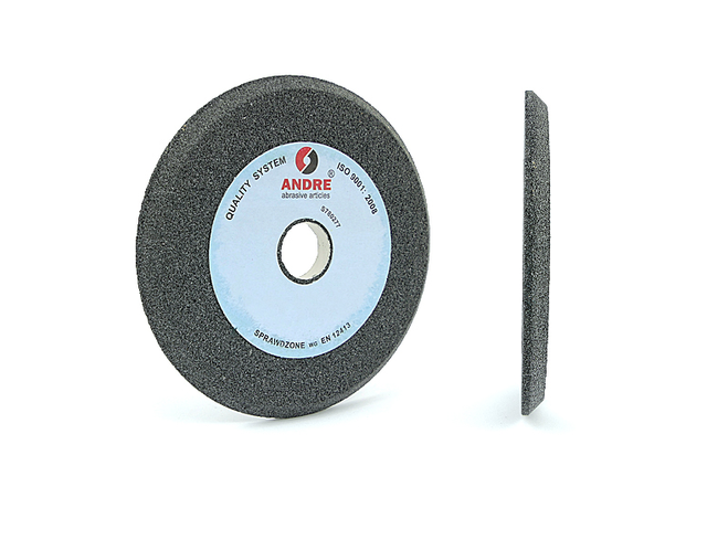 Andre geprofileerd schuurmiddel 125mm x 8mm x 20mm 95a60n7vte10-35 grijs type 1c
