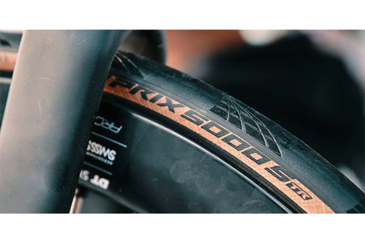 Continental Grand Prix Raceband 700x25c, marrone nero, tubeless, 25-622 Etro