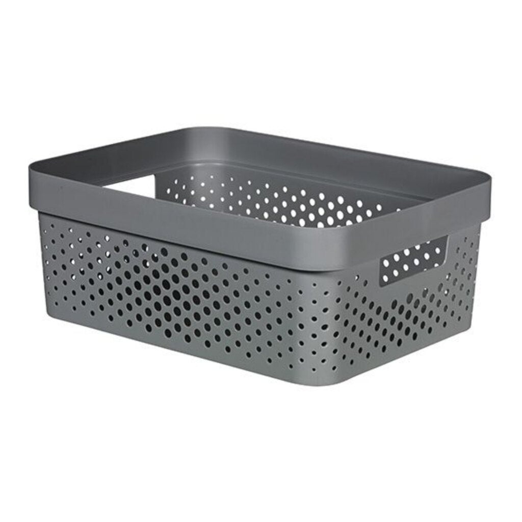 Curver Curver Infinity Dots Storage Box 11L Anthracite