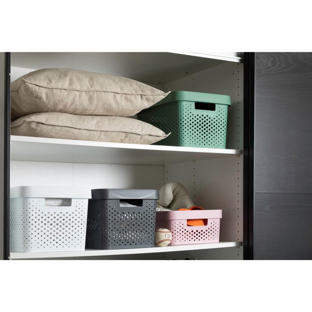 Curver Curver Infinity Dots Storage Box 11L Anthracite