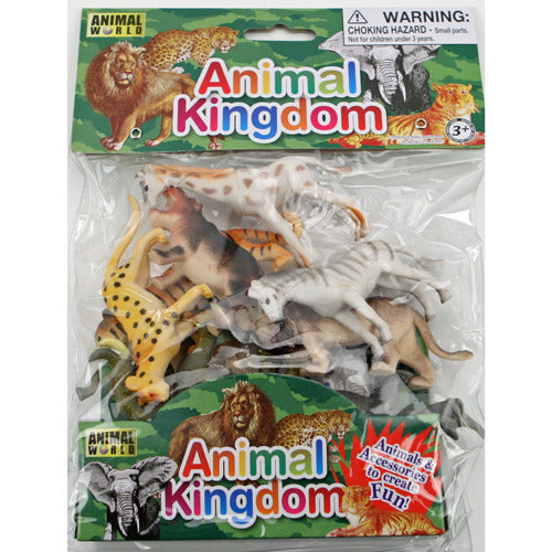 Animal Basic World Kingdom Animales salvajes 8 piezas