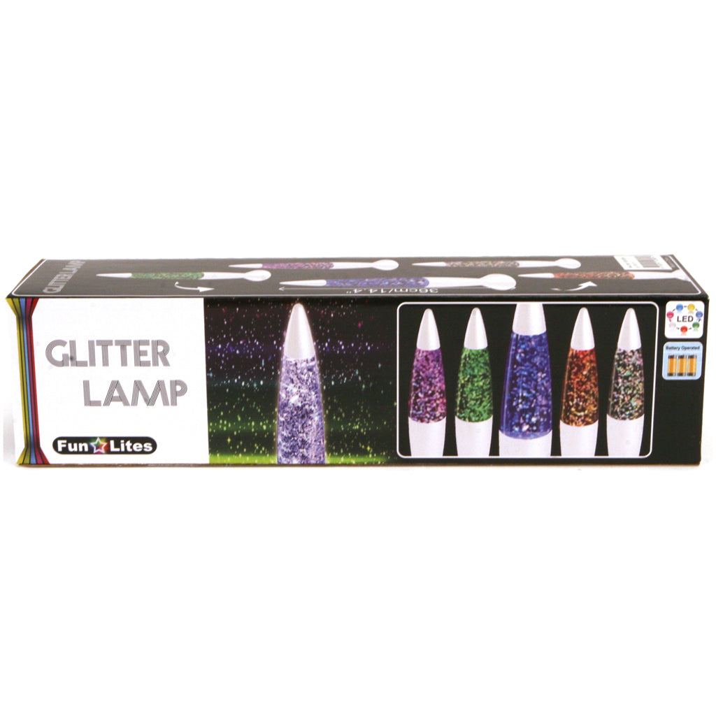 Grundläggande roliga liter glitterlampa 35 cm