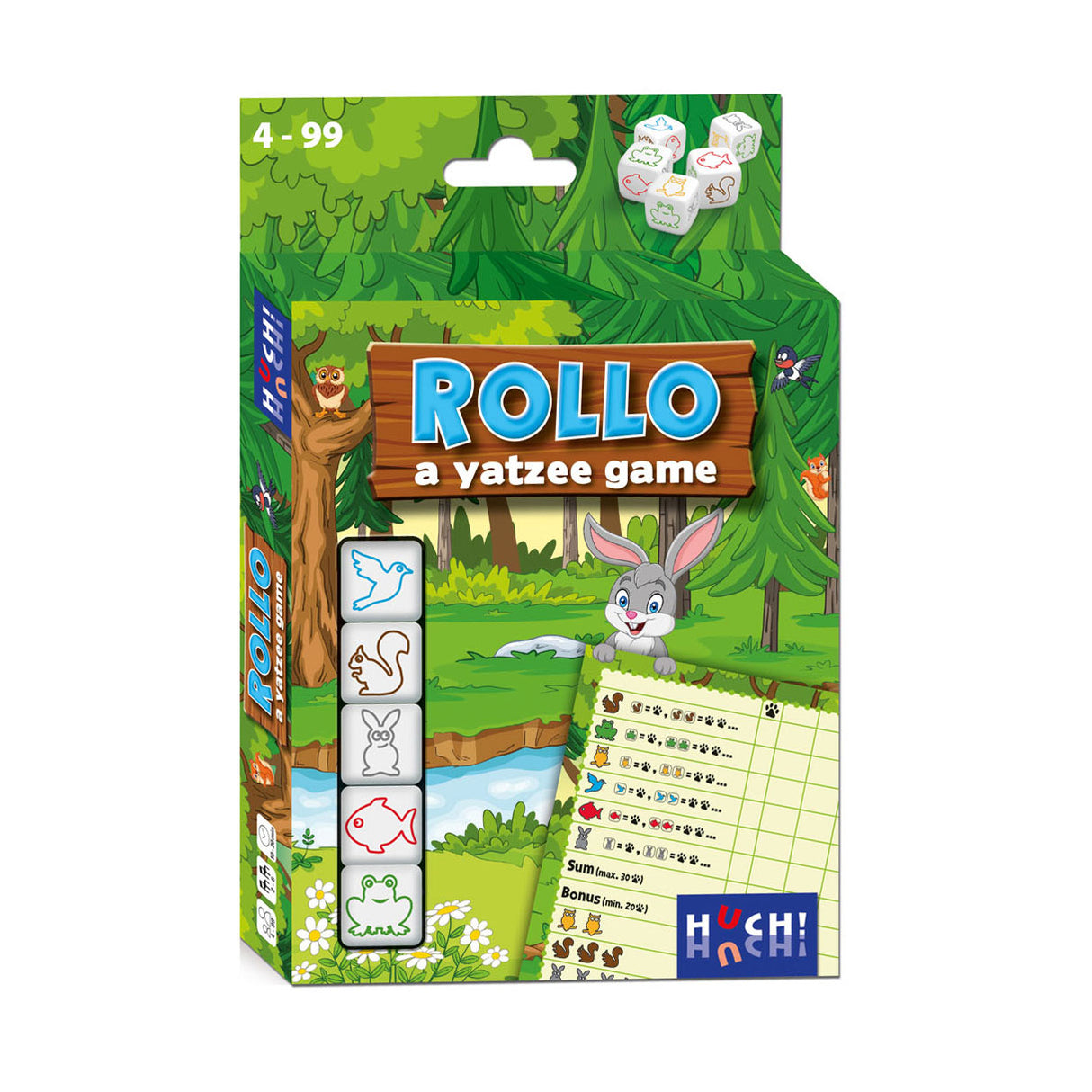 Asmodee Rollo Yatzee Animaux