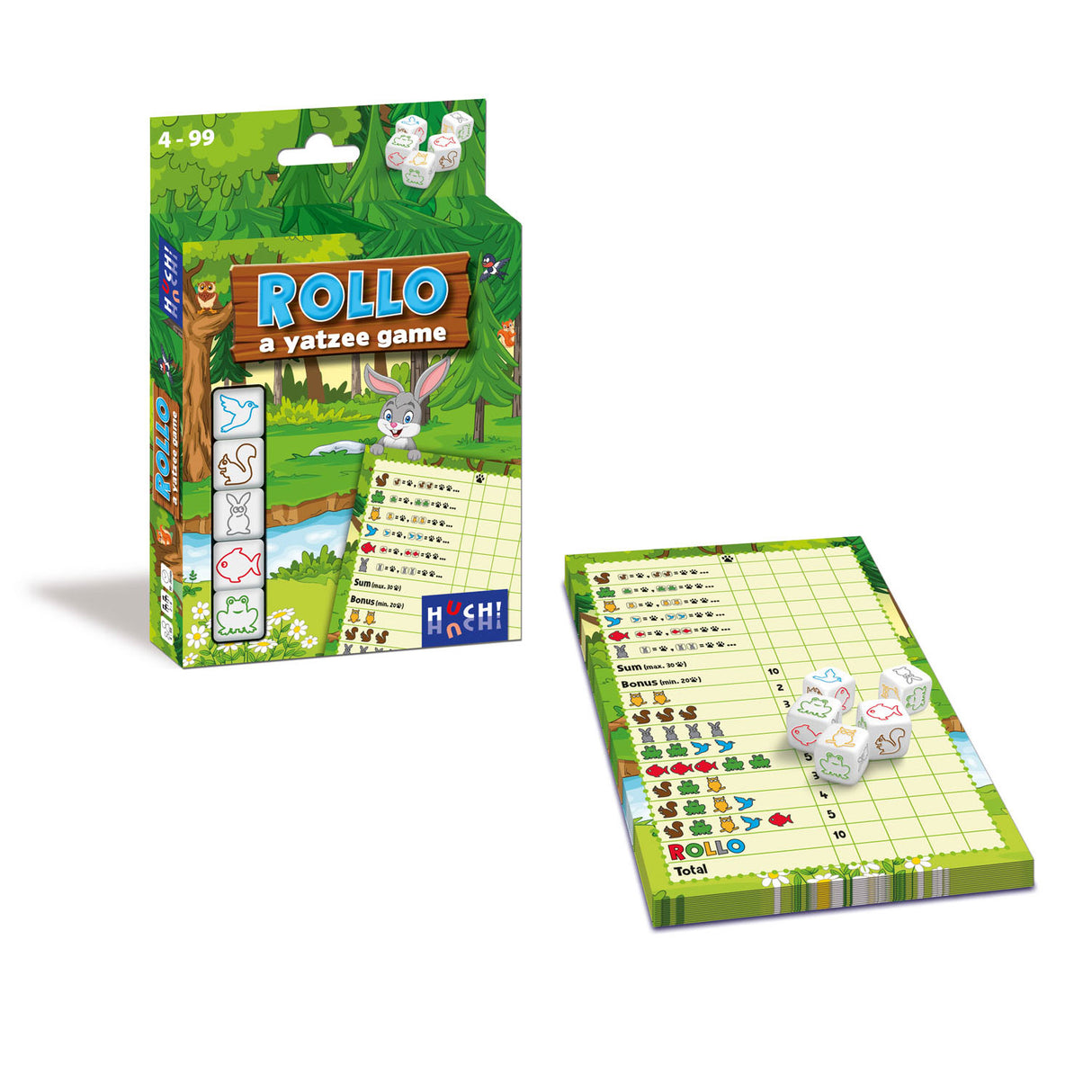 Asmodee Rollo Yatzee Animals