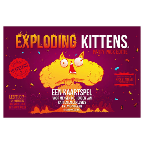 Asmodee exploderande kattungar Party Pack NL