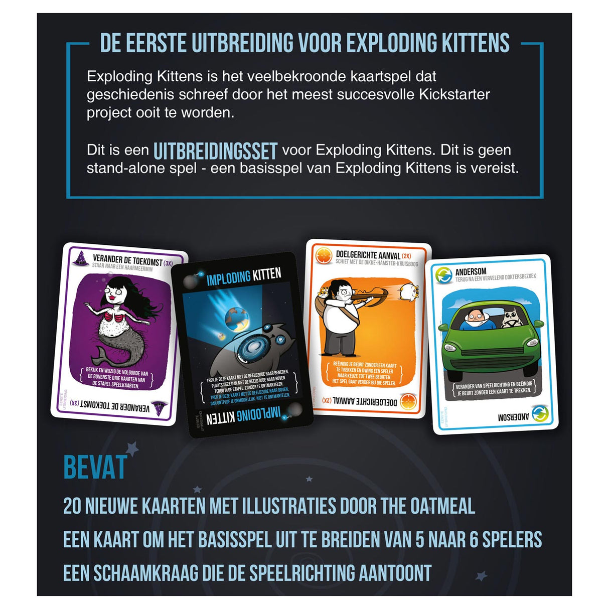 ASMODEE IMPLICATION DES KATTENS GAME DE CARTRE