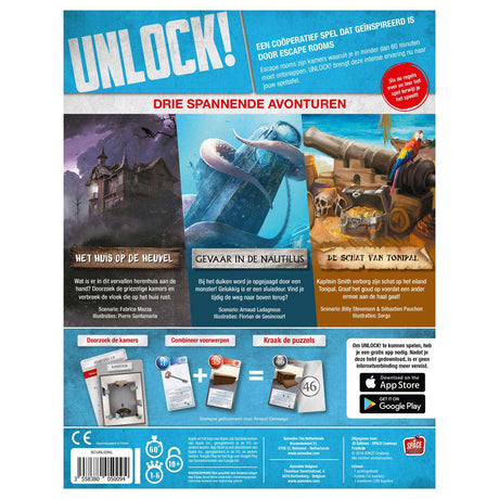 Asmodee unlock! 2 mysterieuze avonturen