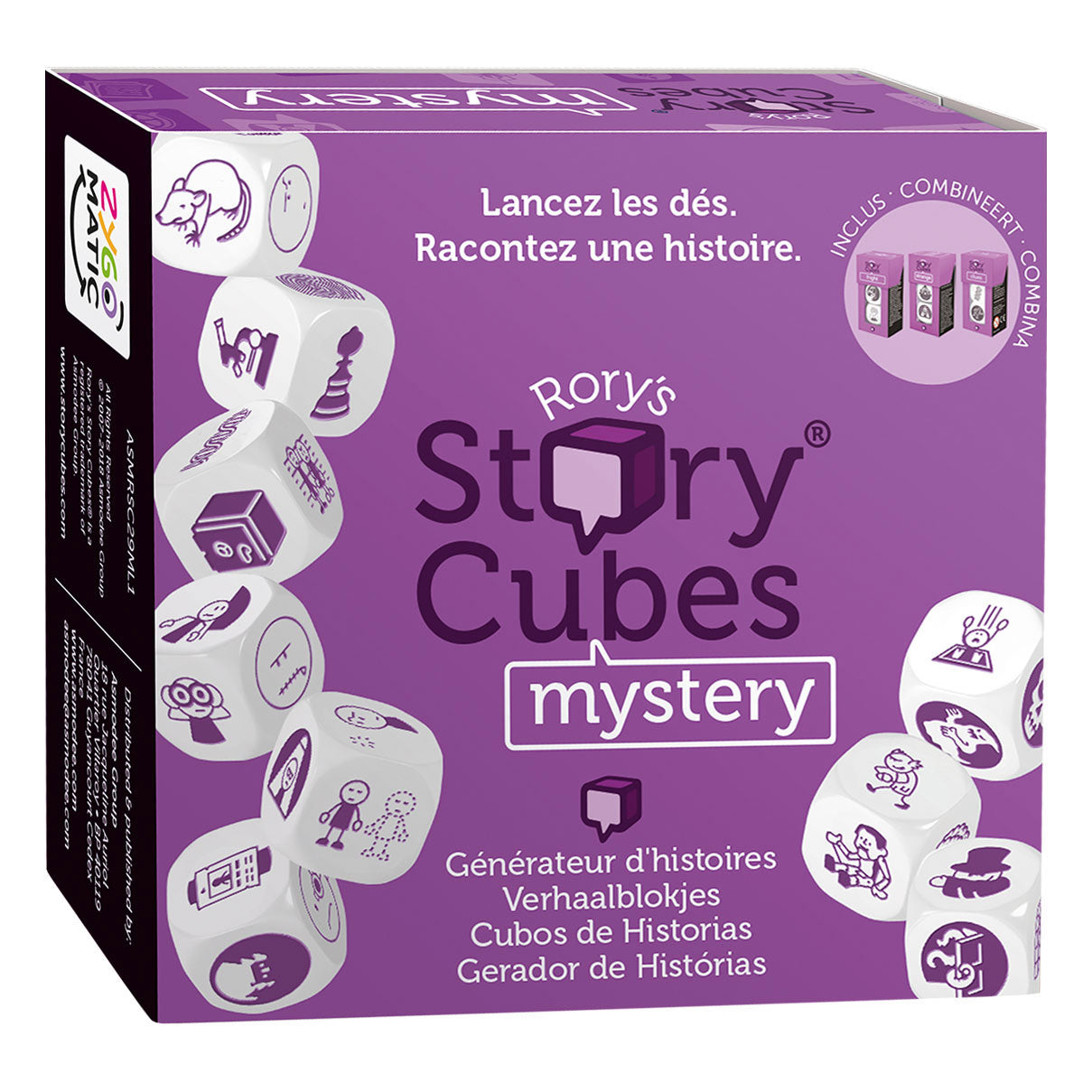 Mystère des cubes d'histoire d'Asmodee Rory