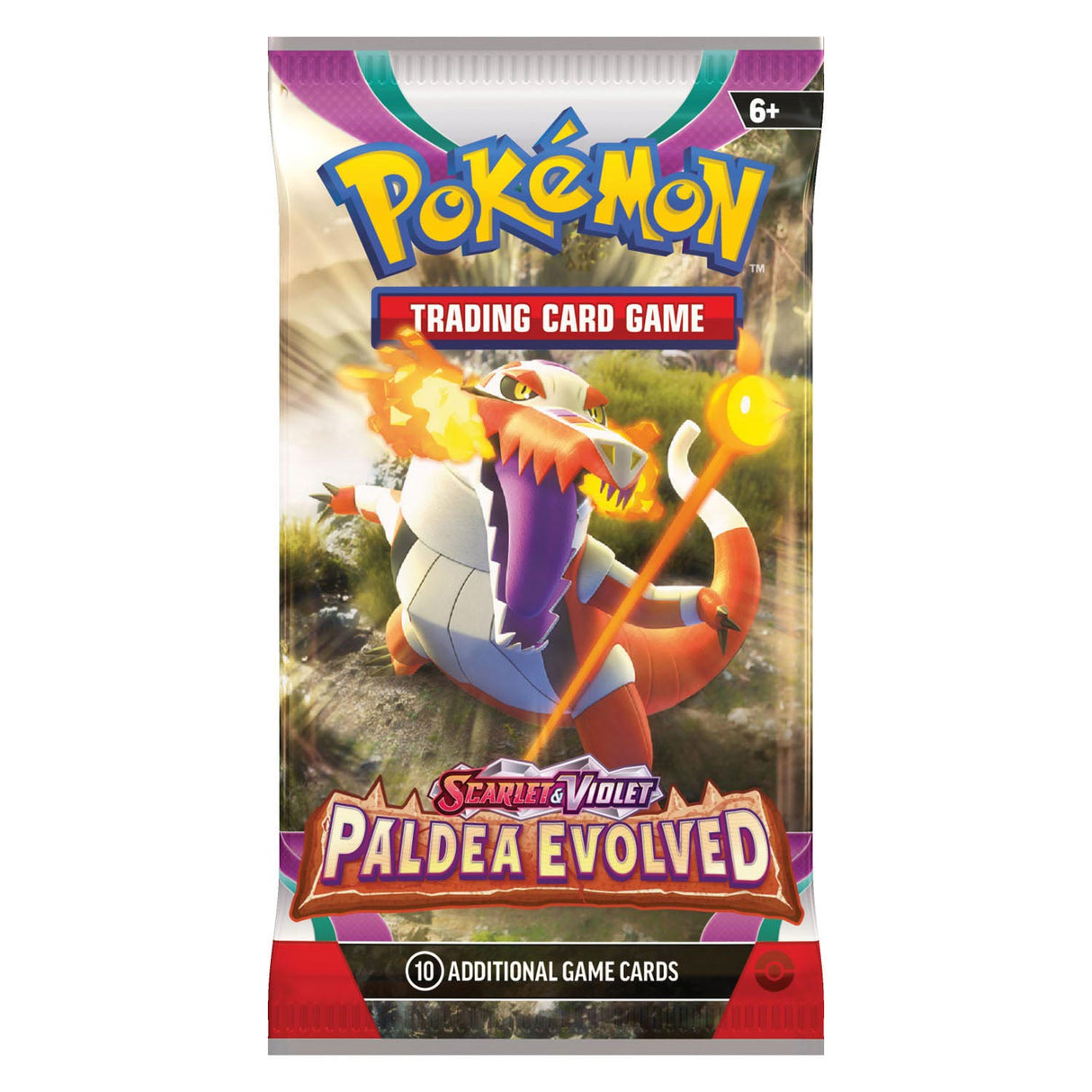 Asmodee Pokemon TCG Scarlet Violet Paldea utvecklade boosterpack