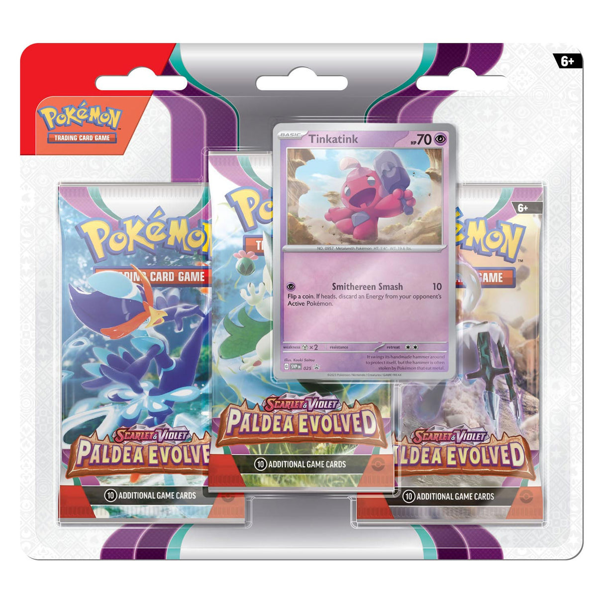 Asmodee Pokemon TCG Scarlet Violet Paldea Evolution Booster Tinkatink