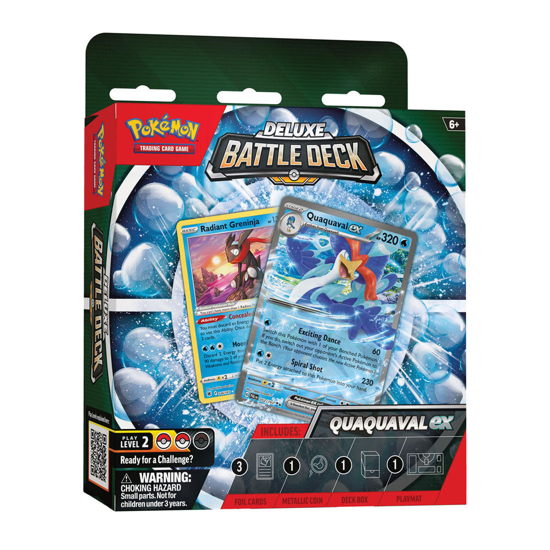 Asmodee Pokemon TCG Deluxe Battle Deck Quaquaval Ex