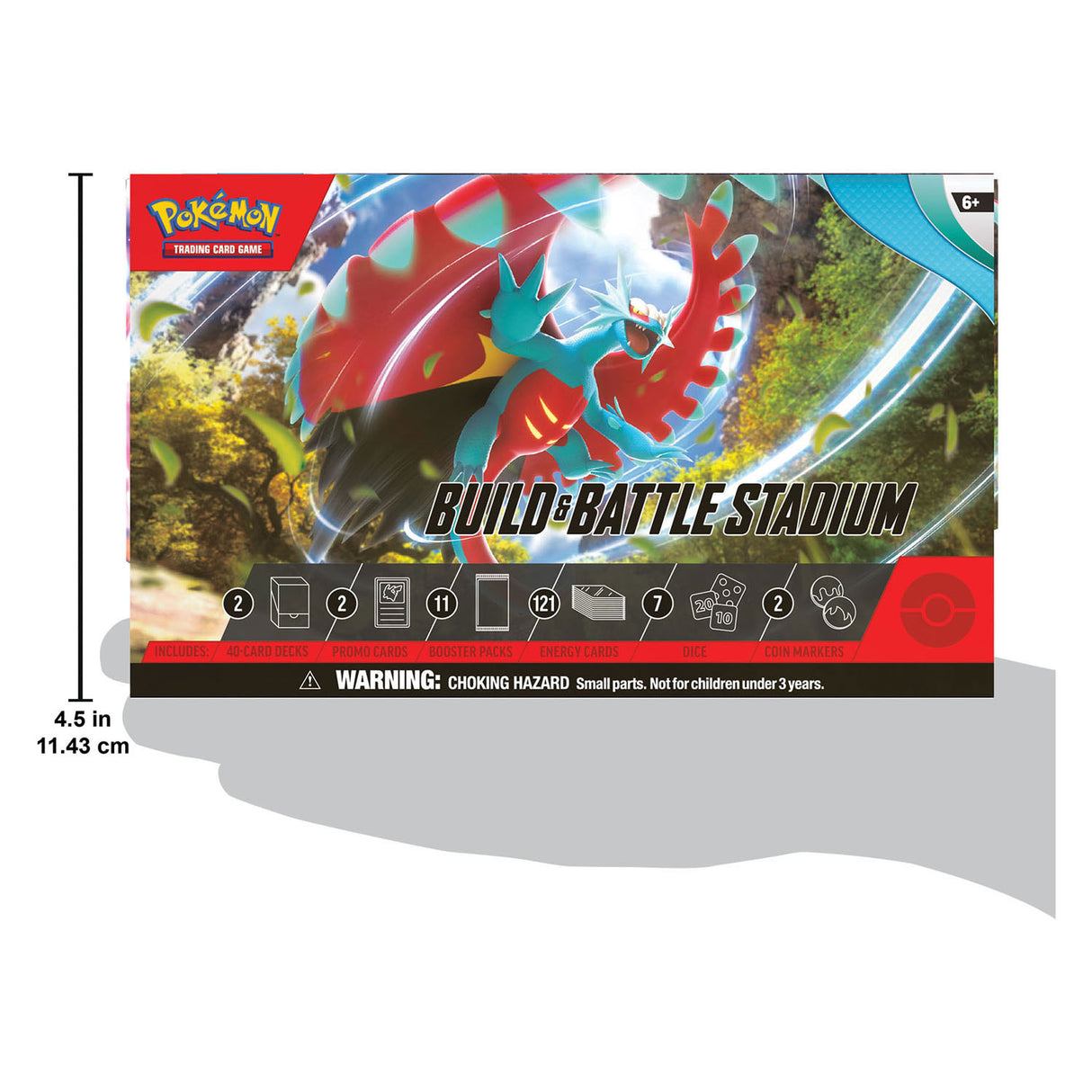 Asomodee Pokemon tcg s v Paradox Rift Baum Campfset Stadium