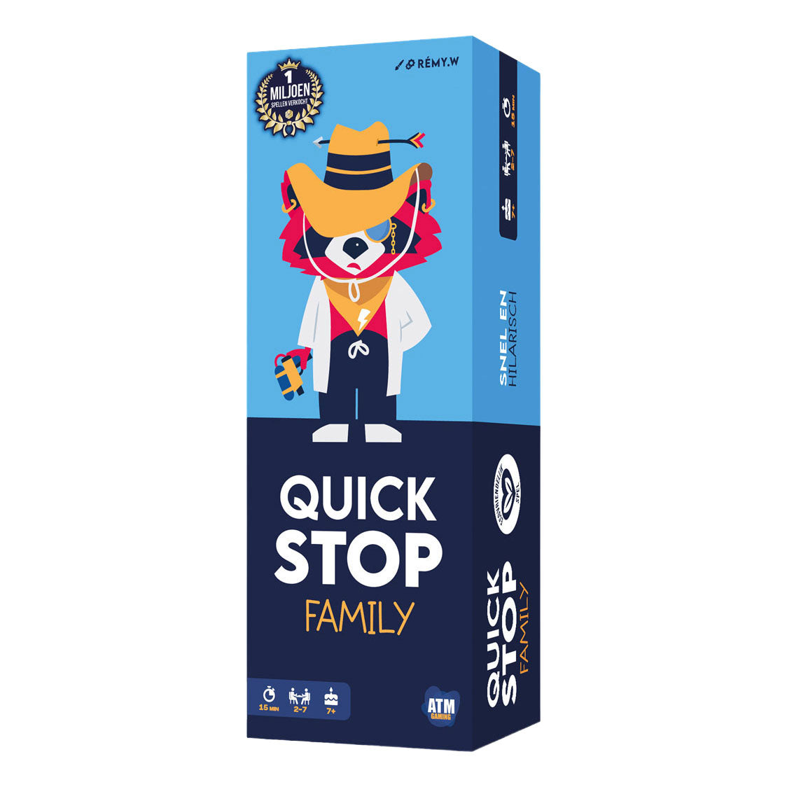 Atm gaming quickstop family kaartspel - 2 tot 7 spelers