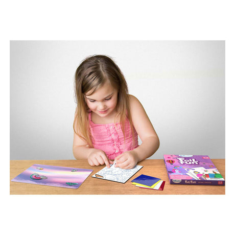 Megableu foil fun stickers maken prinses eenhoorn. 100 stickers