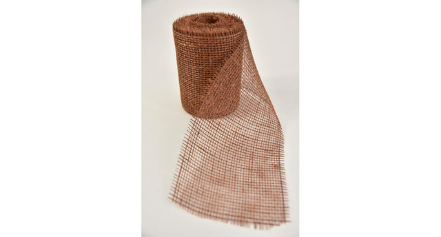 Rol jute 15cm 10mtr medium brown